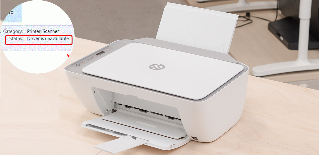 hp easy scan printer unavailable